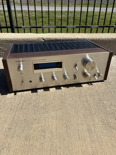 ⭐️Pioneer SA 5800 Vintage Integrated Amplifier⭐️W/ Wooden Casing⭐️Working⭐️