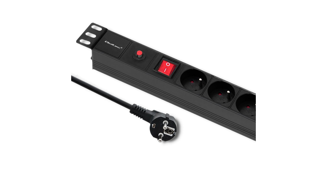PDU Power Strip Anti-Load for RACK 19 1U 16A 53995