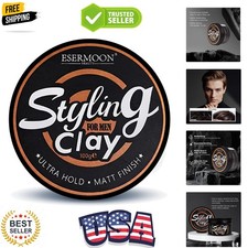 Ultra Hold Hair Clay for Men - Matte Hair Styling Clay for Men, Touchable Tex...