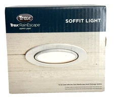 Trex Rainescape LED Soffit Light - Black color- Light Color White