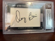 2012 Leaf Cut Signature History of Baseball Doug Bair 