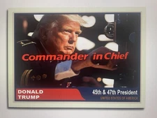 Donald Trump 2024 “47“ Custom ACEO Card Commander At The Helm
