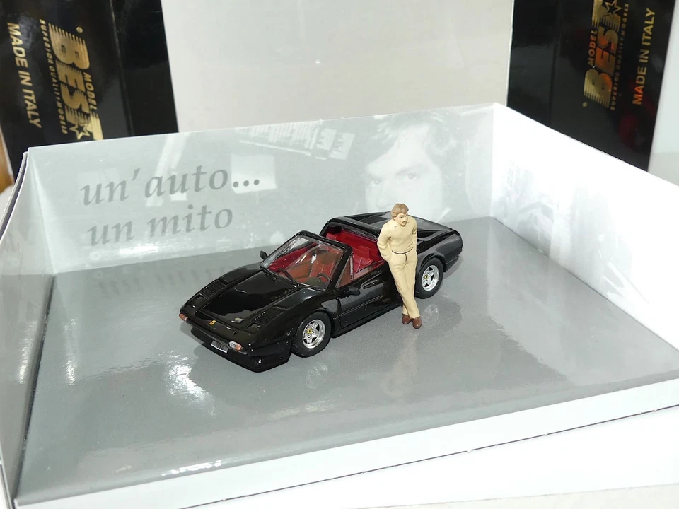 FERRARI 308 GTS ROSBERG'S CAR 1982 Noir BEST 200303 1:43 - Photo 1/3