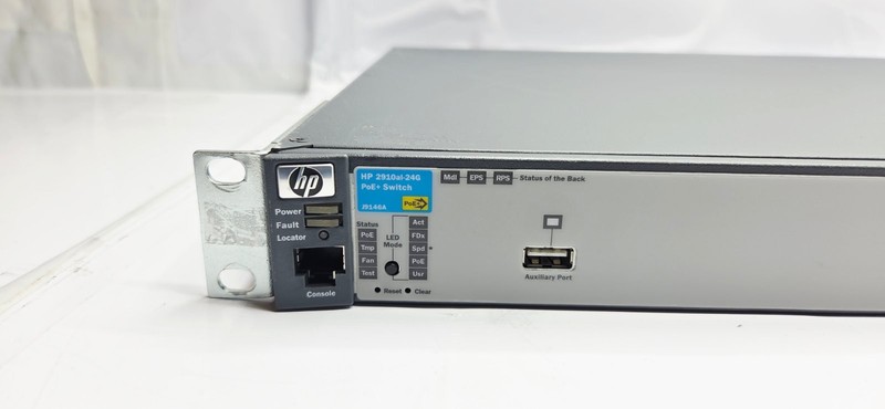 H​P 2910al-24G PoE+ Switch J9146A 24-Port Gigabit Ethernet + 2 X J9008A