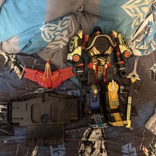 1994 Mighty Morphin Power Rangers Deluxe Thunder Megazord imcomplete Bandai