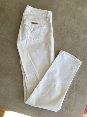 HUDSON Jeans Damen Weiß , Gr. W28 (36/38), L32/34