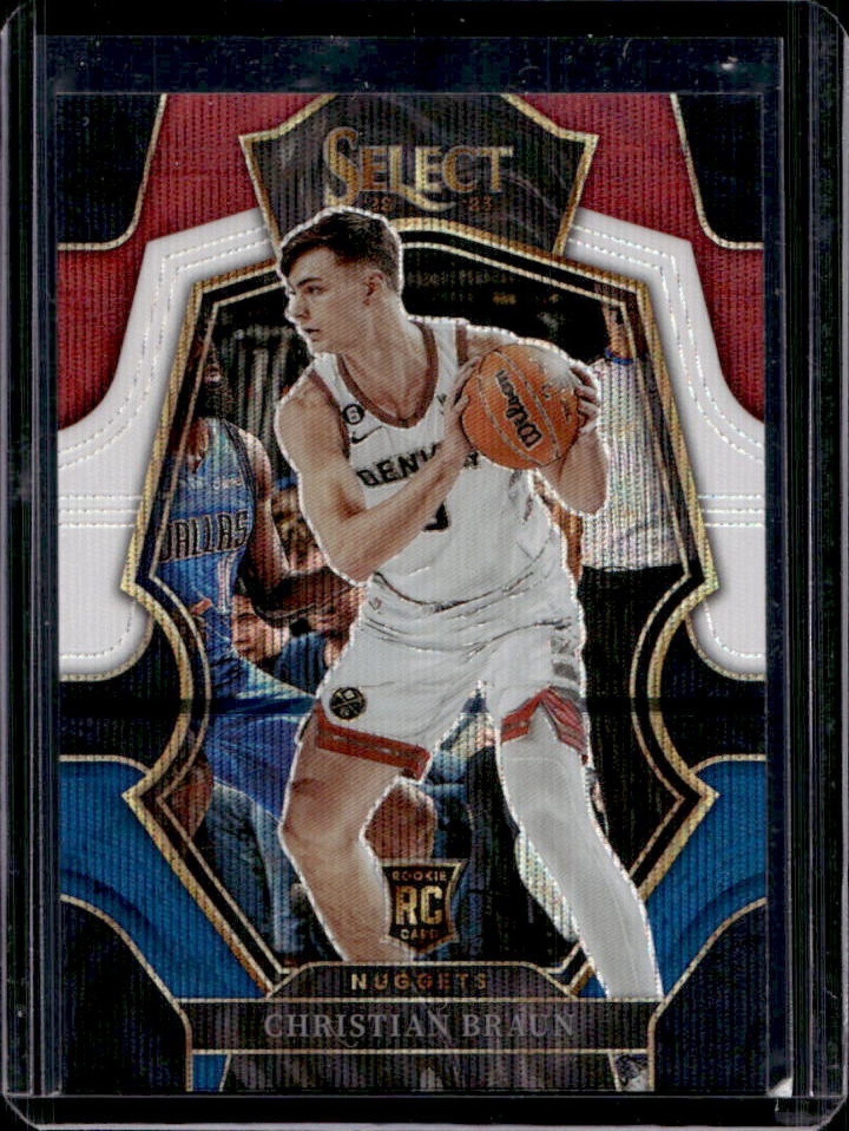 2022-23 Select Christian Braun RC Tri Color Prizm Premier Level #195 Nuggets