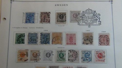 Stampsweis Sweden collection on Scott Intl pages est 562 or so stamps - Picture 2 of 19
