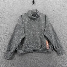 Kyodan Outdoor Womens Funnel Neck Sweatshirt XL Gray Marble Pullover NWT