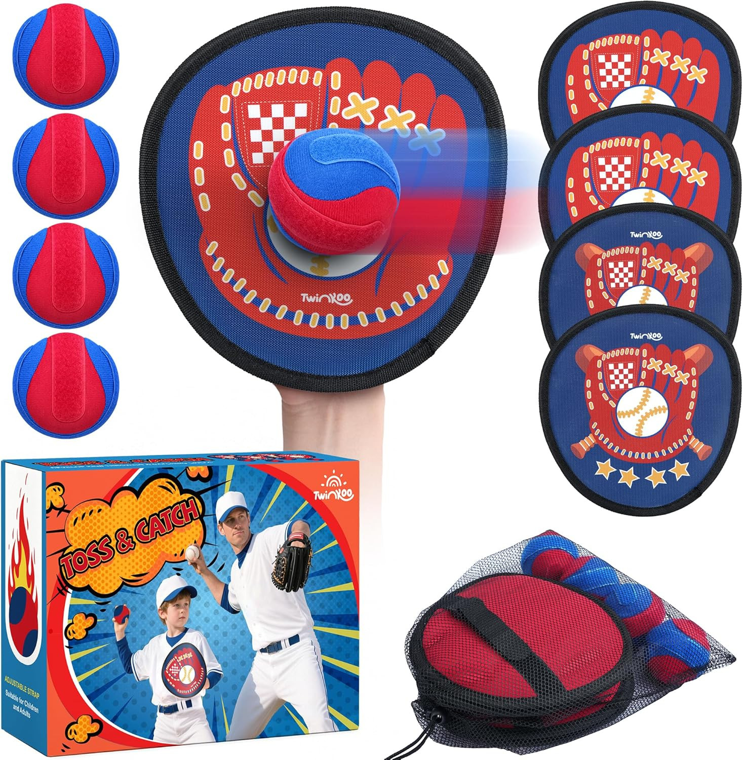 Toss and Catch Ball Game Set for Kids,Outdoor Games for Fami