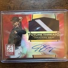 2015 Panini Elite Future Threads Signatures /25 Jonathan Jon Gray Patch 3 Color