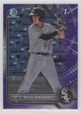 2022 Bowman Chrome Prospects Purple Refractor /250 Erick Hernandez #BCP-181 0z95