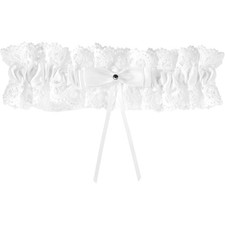 Lace Wedding Garter Belt with Bow for Bride Bridal Shower Party Women Girls