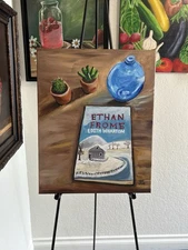 Ethan Frome Book Painting Hand Art 16 X 20” NOT A PRINT