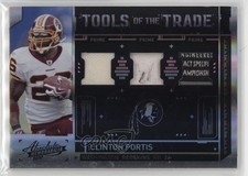 2010 Absolute Memorabilia Spectrum Black Triple Prime 4/10 Clinton Portis k4s