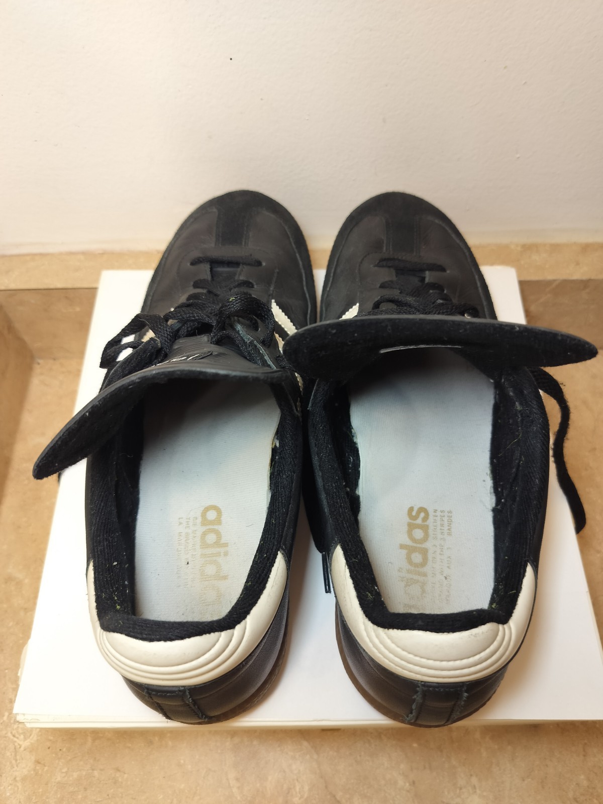 OG Rare Vintage 2000 Adidas Samba – Premium Leather – Mint – Size 12 image 8
