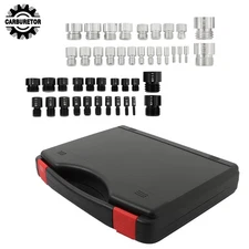 Nut And Bolt Thread Checker 21 Metric & 23 Inch Sizes Identifier Gauge Box