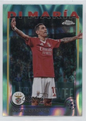 2024 Chrome UEFA Club Competitions Aqua Lava Refractor /199 Angel Di Maria 16ut