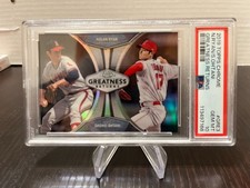 2019 Topps Chrome GRE3 Nolan Ryan/Shohei Ohtani Greatness Returns PSA 10
