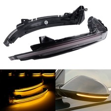 1 Paar Schwarz flügel spiegel blinker Außenspiegel für AUDI A6 S6 RS6 4G C7 12+