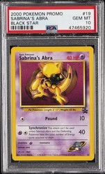 Sabrina's Abra 19/53 Black Star Promo