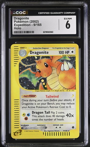 Dragonite graded CGC 6 for sale on eBay