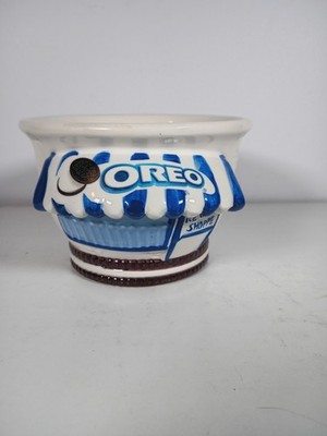 Houston Harvest Oreo Ice Cream Bowl  ICE CREAM SHOPPE  Sundae Cup 5'' D x 3 1/2''H