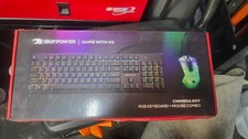 OPEN BOX iBUYPOWER Chimera KM7 RGB Gaming Keyboard and Mouse Combo