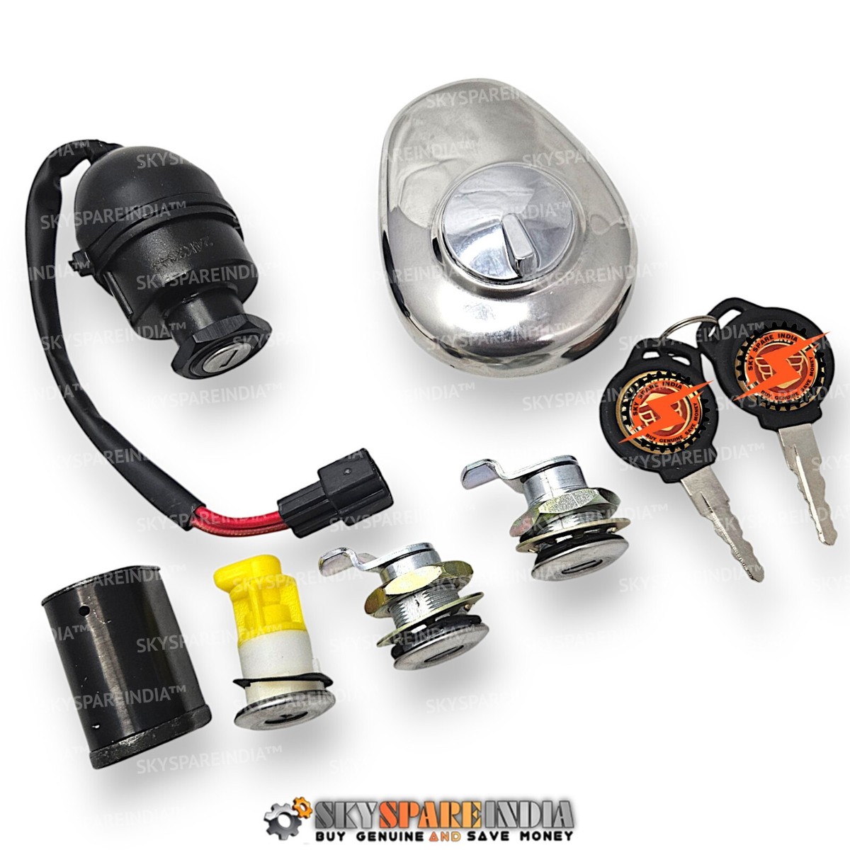 KIT SUPPORT LATÉRAL CHROME CONVIENT POUR ROYAL ENFIELD CLASSIC #888255