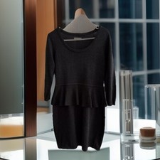 Calvin Klein Dress Size M Gray Sweater Type 