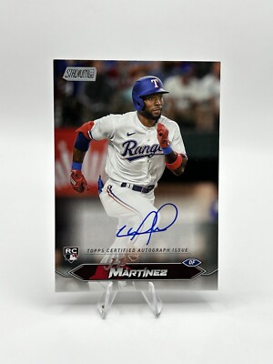 J.P. Martinez 2024 Topps Stadium Club RC Auto #SCRA-JMA Rangers