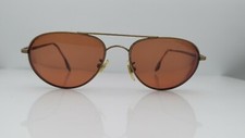 Vintage Calvin Klein S54/S Gold Pilot Italy Sunglasses FRAMES ONLY
