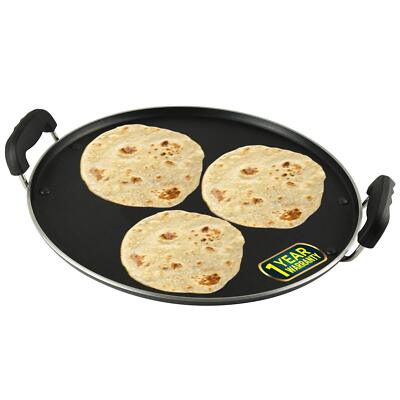 #ad IBELL IBLRT32 Non Stick Dosa Roti Chapati Pathiri Tawa 4mm Large Round Black $198.48