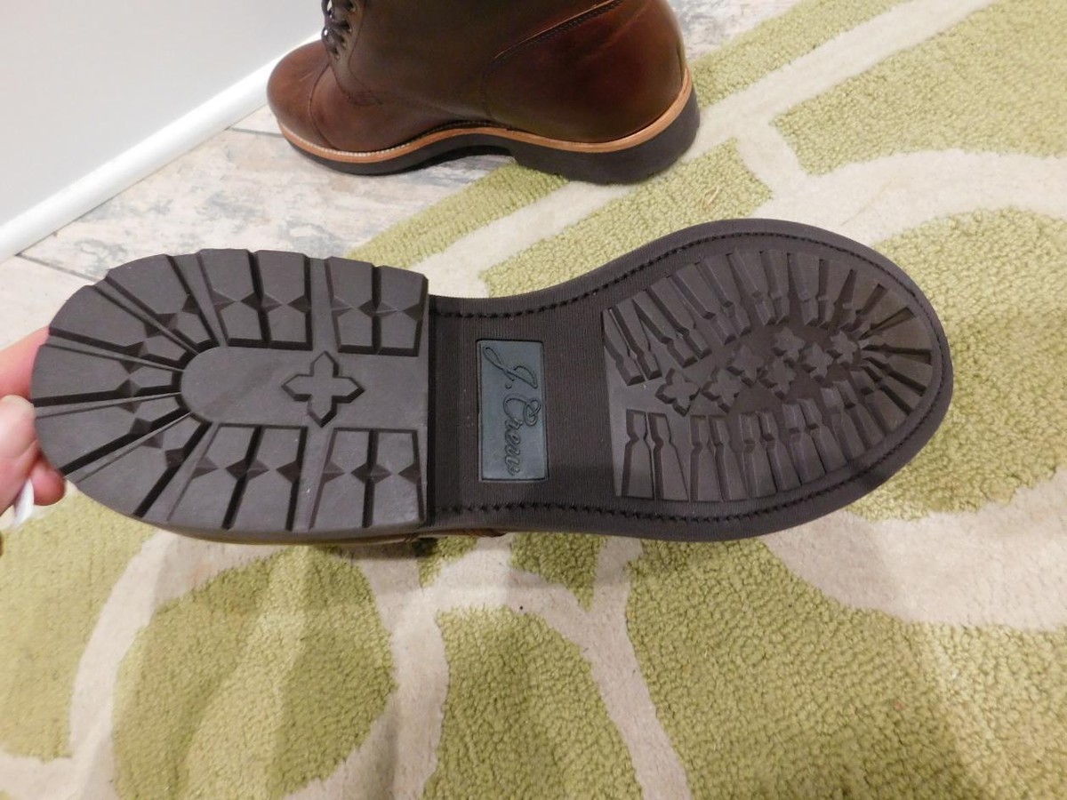 JCREW Kenton Leather Cap Toe Boots Shoes $248 Burnished 