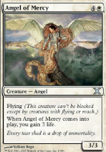 ANGEL OF MERCY X4 4 4X 10th Edition MTG Magic the Gathering Cards ...