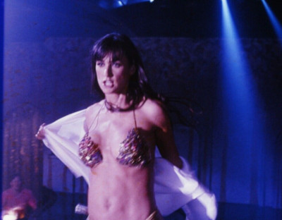 LMP45-083 1990s Striptease Actress Demi Moore On Set Orig 35mm COLOR SLIDE