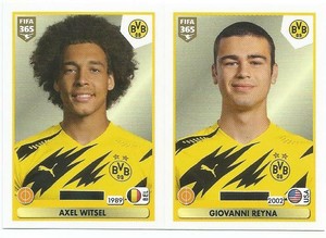 Witsel - Giovanni Reyna 2020-21 Panini FIFA 365 #179b ...