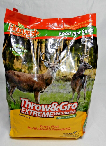 Evolved Habitats Throw & Gro X-treme w/ Radish Forage for Deer Seeds 5lbs - 第 1/4 張圖片