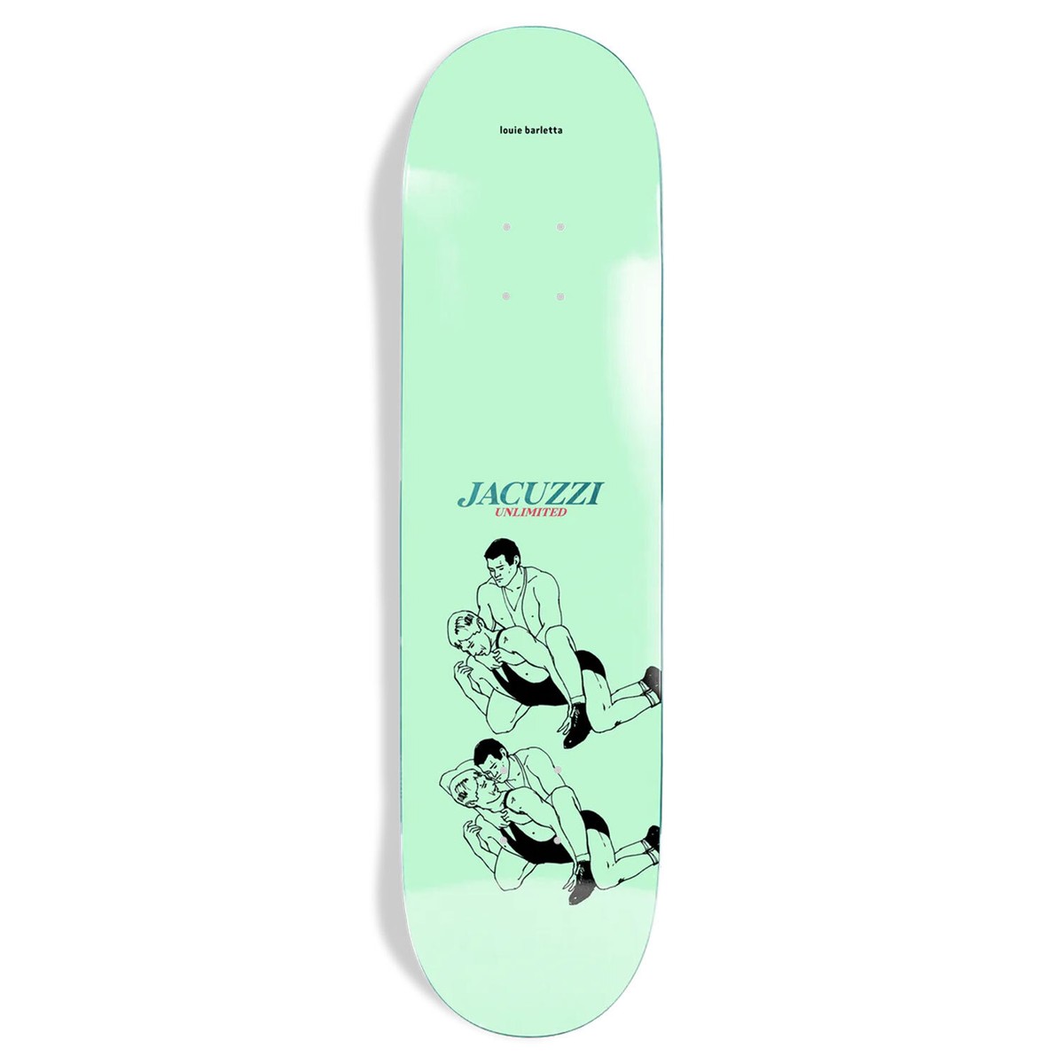 (新品)デッキテープ付きjacuzzi 8.25 louie barletta Jacuzzi Unlimited Skateboards Louie Barletta Roses