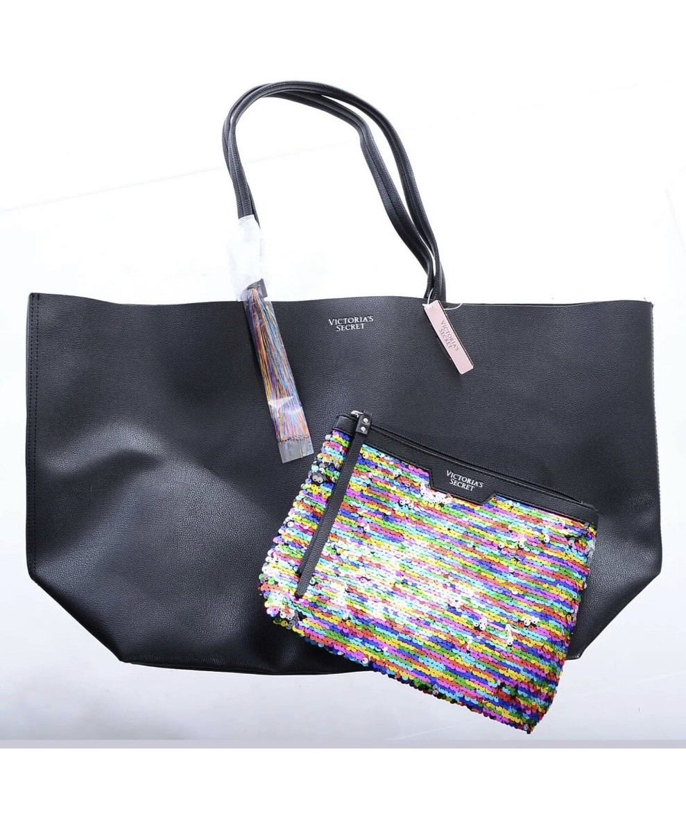 Necessaire Victoria's Secret Rosa E Branco | Brasil - Foto 3