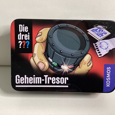 S022 DIE DREI ??? Experimente & Detektivutensilien Metalldose Detektiv Kosmos