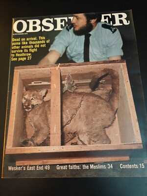 Observer Magazine The Muslims, Wesker's East End, 24th November 1974
