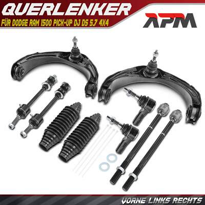 10x Querlenker Satz Vorne Links Rechts für Dodge Ram 1500 Pick-up DJ DS 5.7 4x4