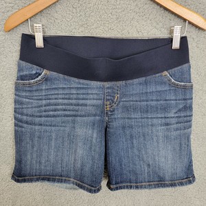 Liz Lange Maternity Denim Jean Shorts 