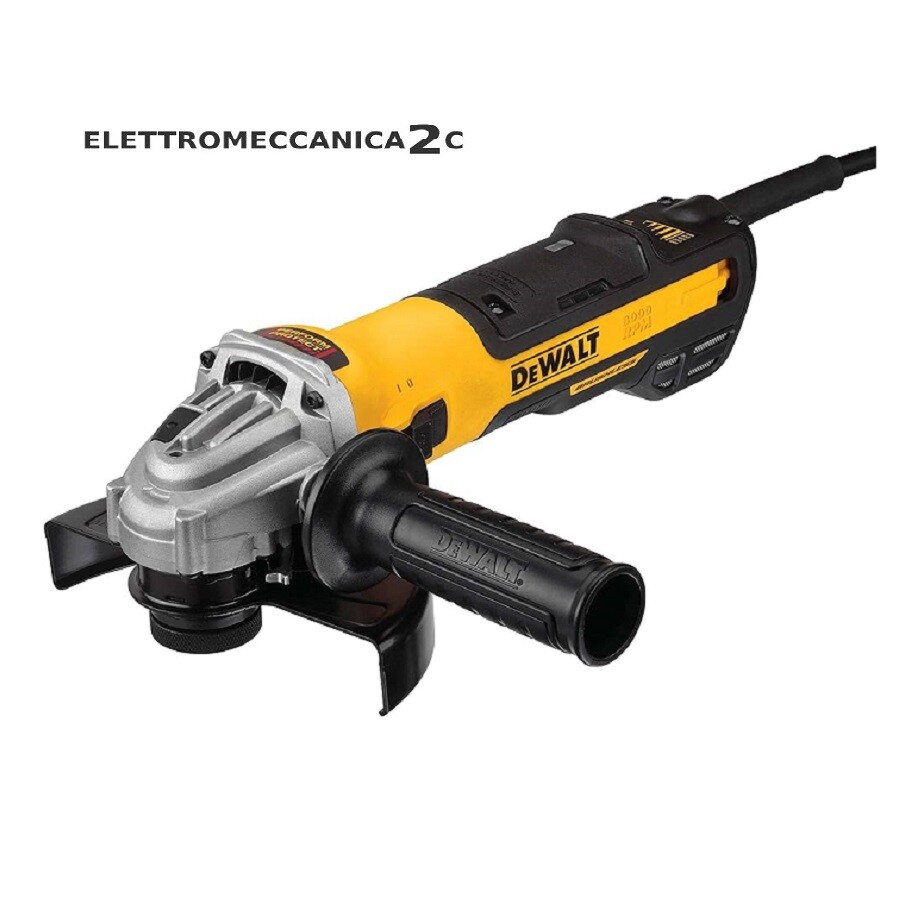 DEWALT DWE4369-QS smerigliatrice 125mm motore brushless 1700w velocita' varia...