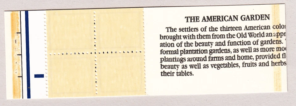 Probedruck Test Stamp Booklet Specimen TDB 44 Daffodil Nr. 2 - Bild 3 von 4