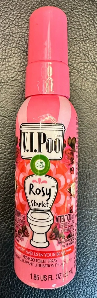 V.I. Poo Air Wick V.I.P Pre-Poop厕所喷雾1.85盎司ROSY STARLET空气清新剂 — 第 2/4 张图片