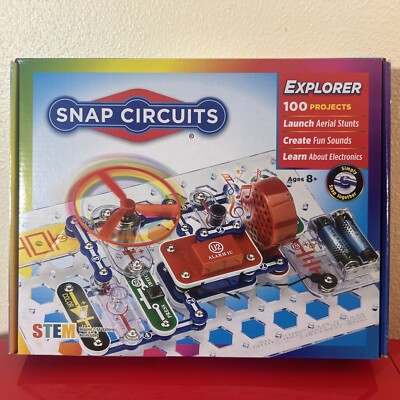 Snap Circuits SC-100 Electronics Exploration Kit, Over 100 Projects NEW