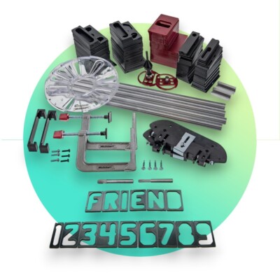 Milescraft Schild PRO (metrisch) Erstellen Sie individuelle Holzgravurschilder - 1262