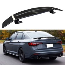 For Volkswagen Jetta Spoiler Rear Trunk Lip Spoiler Roof Tail Wing Matte Black